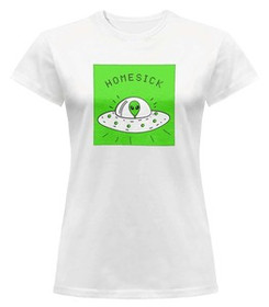 Bluzka damska z naszywką Homesick