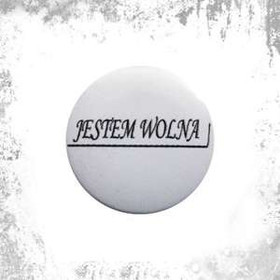 Przypinka JESTEM WOLNA