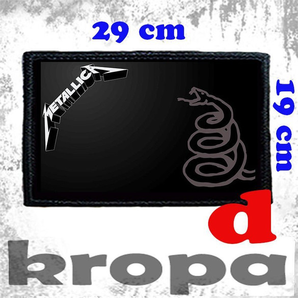 Naszywka duża na ubranie METALLICA