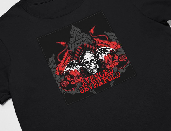 Koszulka z naszywką Avenged Sevenfold 01
