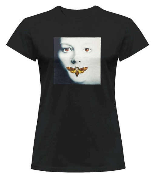 Bluzka damska z naszywką Milczenie owiec plakat