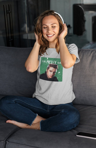 Bluzka damska z naszywką Elvis Presley 03