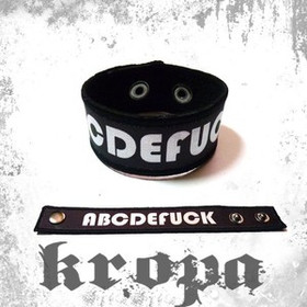 Opaska na rękę - ABCDEFUCK