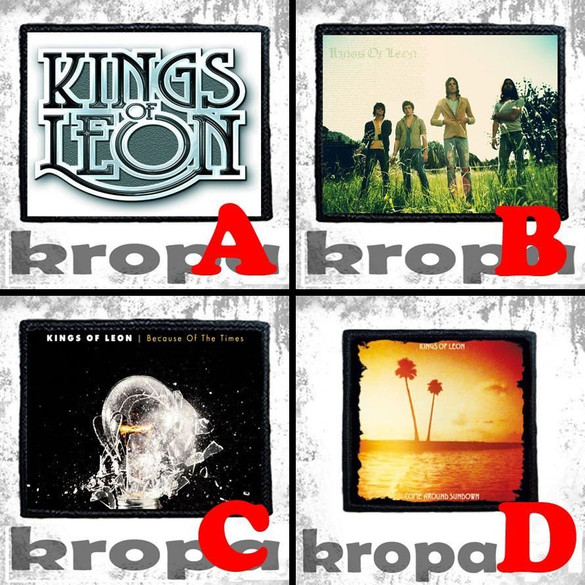 Naszywka KINGS OF LEON 10 x 10 cm Dużo Wzorów!