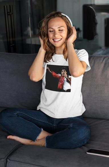 Bluzka damska z naszywką Michael Jackson 01