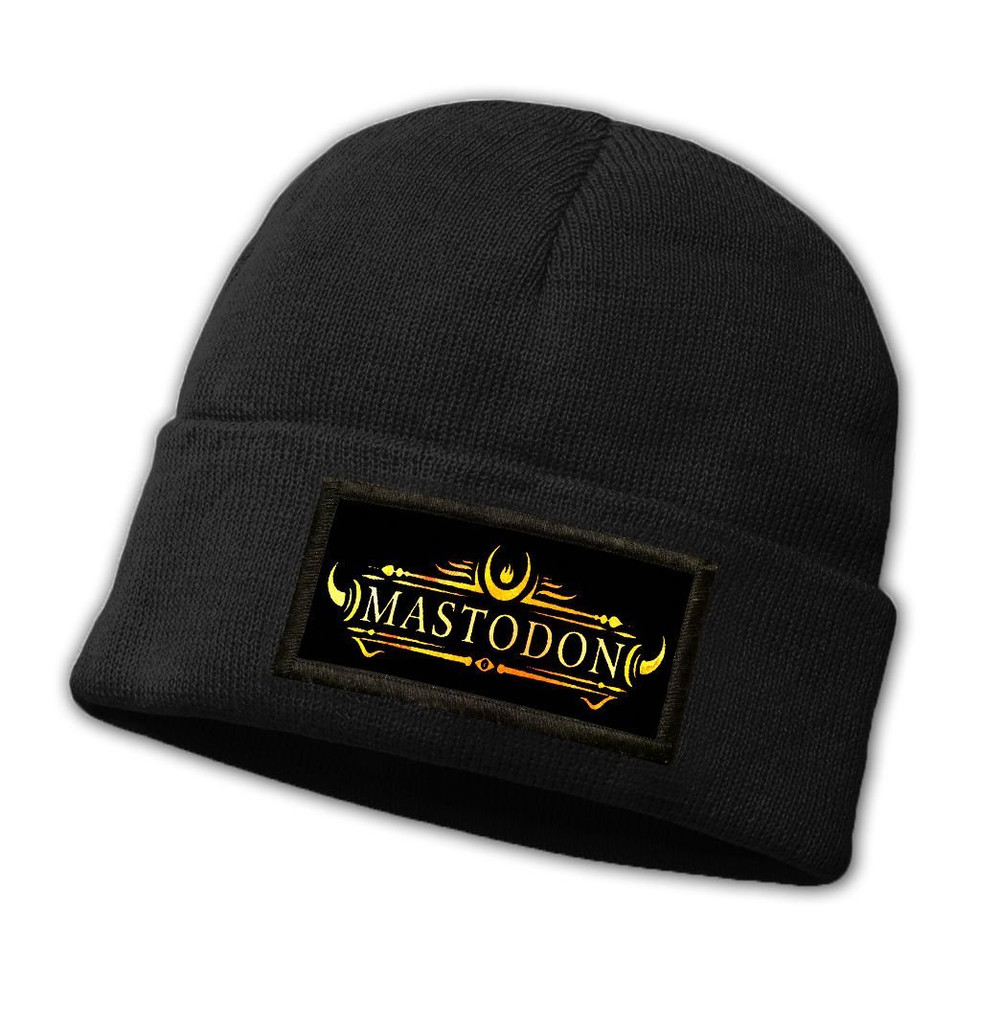 Czapka zimowa z naszywką MASTODON