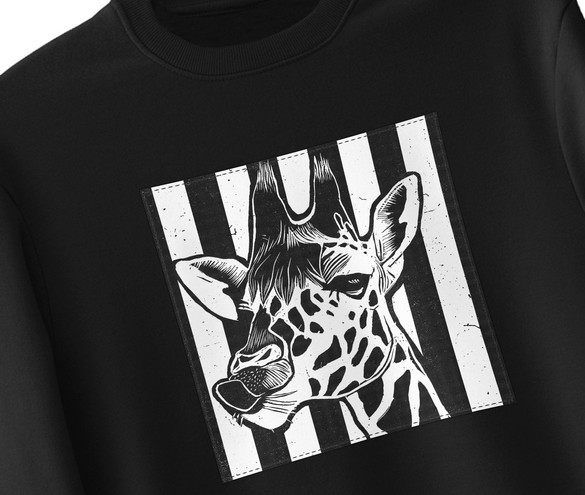 Bluza z naszywką Giraffe/ żyrafa