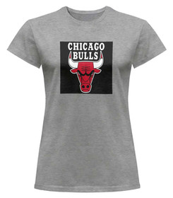 Bluzka damska z naszywką NBA CHICAGO BULLS
