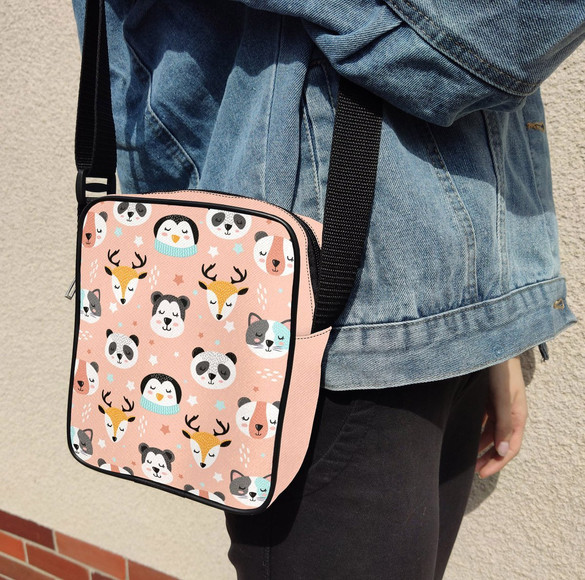 Torba Listonoszka Słodkie Zwierzątka 02