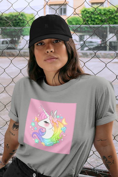 Koszulka z naszywką Unicorne 04