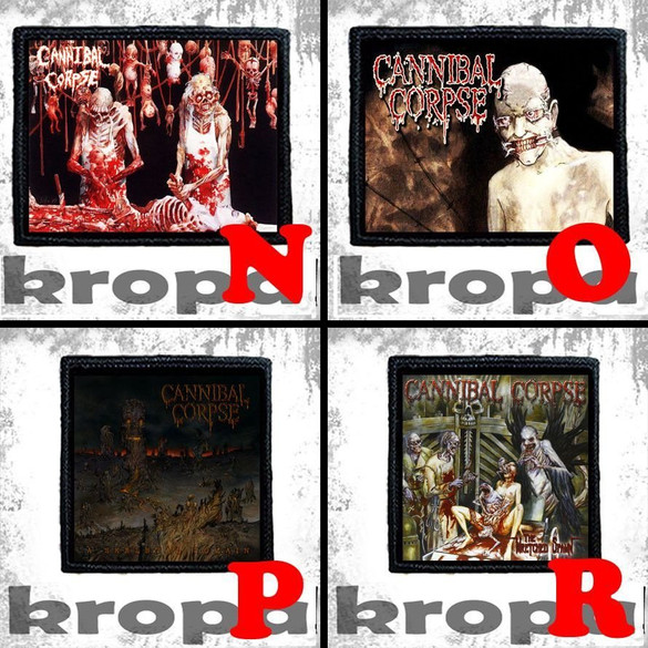Naszywka CANNIBAL CORPSE 10 x 10 cm Dużo Wzorów!