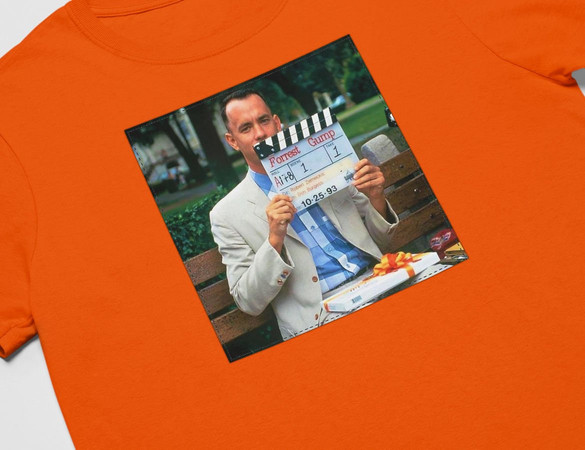 Koszulka z naszywką Forrest G. first scene