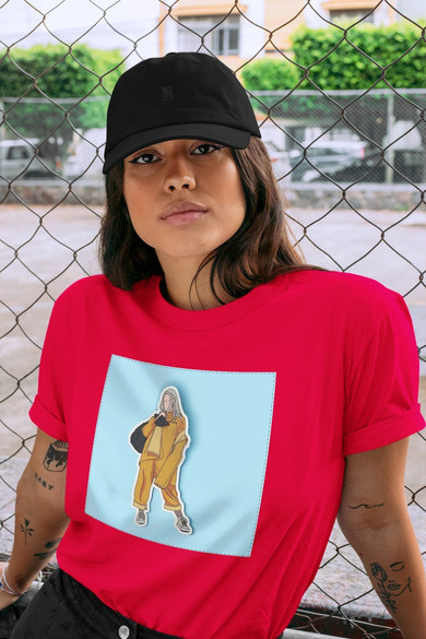 Koszulka z naszywką Billie Eilish 06