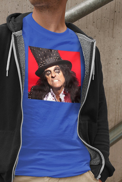 Koszulka z naszywką Alice Cooper