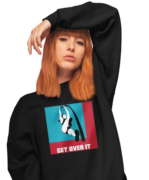 Bluza z naszywką Get over it