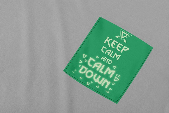 Koszulka z kieszonką KEEP CALM AXII