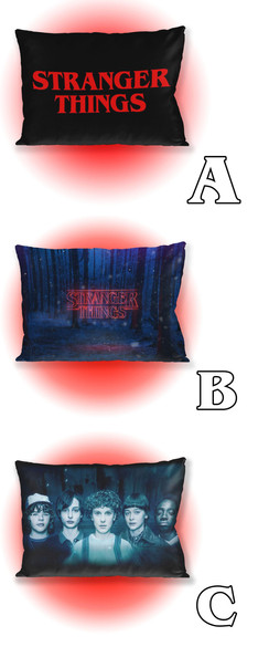 STRANGER THINGS Zestaw poduszka kubek WZORY+GRATIS