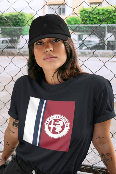 Koszulka z naszywką Alfa Romeo 02