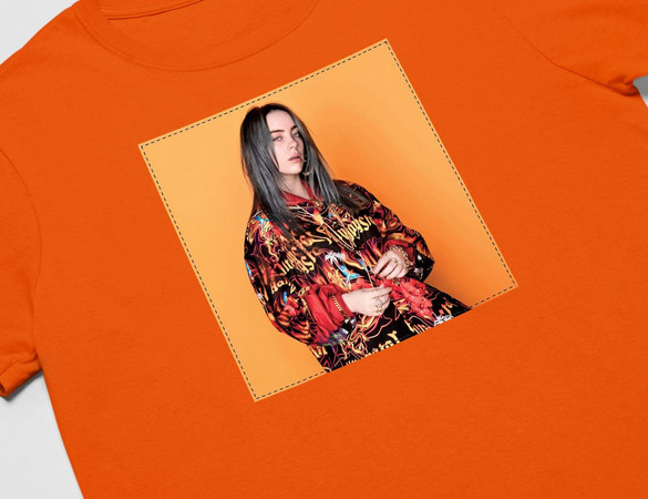 Koszulka z naszywką Billie Eilish 02