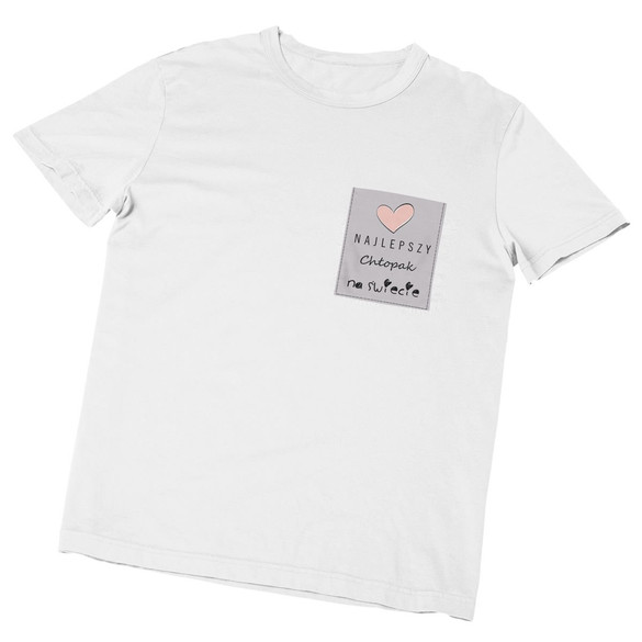 Koszulka z kieszonką NAJLEPSZY CHŁOPAK