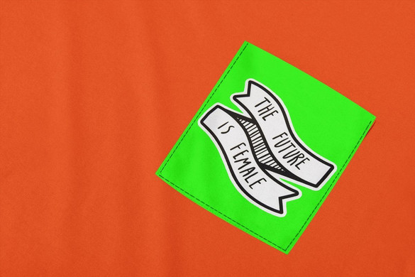 Koszulka z kieszonką THE FUTURE IS