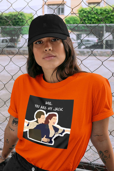 Koszulka z naszywką na Walentynki TWÓJ NAPIS