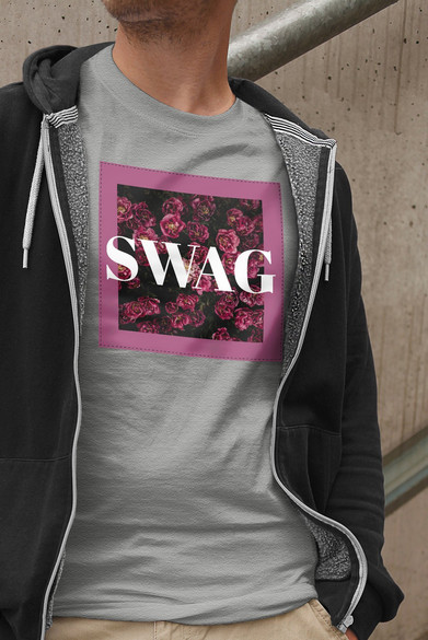 Koszulka z naszywką SWAG