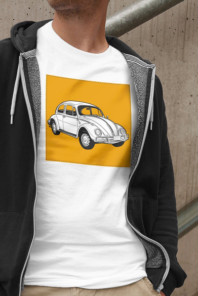 Koszulka z naszywką Volkswagen Beetle