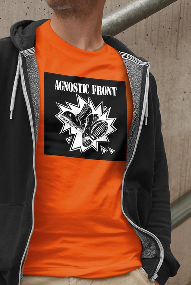 Koszulka z naszywką Agnostic Front  03