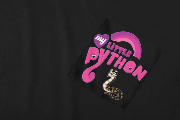 Koszulka z kieszonką My Little Python