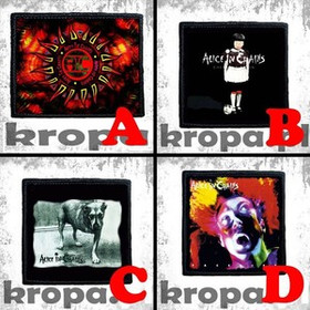 Naszywka ALICE IN CHAINS 8 X 8 cm Dużo Wzorów!