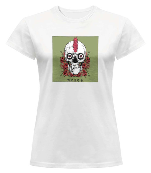 Bluzka damska z naszywką Skull : Death