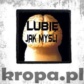 Naszywka LUBIĘ JAK MYŚLI