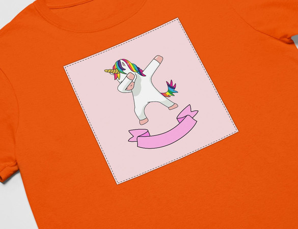 Koszulka z naszywką Unicorne 05