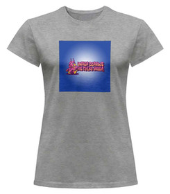 Bluzka damska z naszywką Uwaga czaruje...