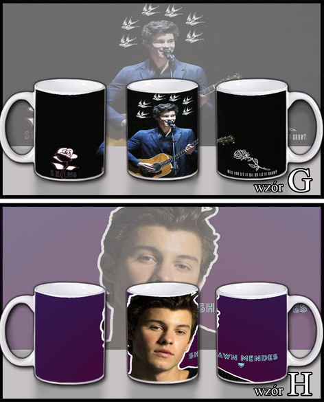 SHAWN MENDES Zestaw poduszka kubek WZORY+GRATIS