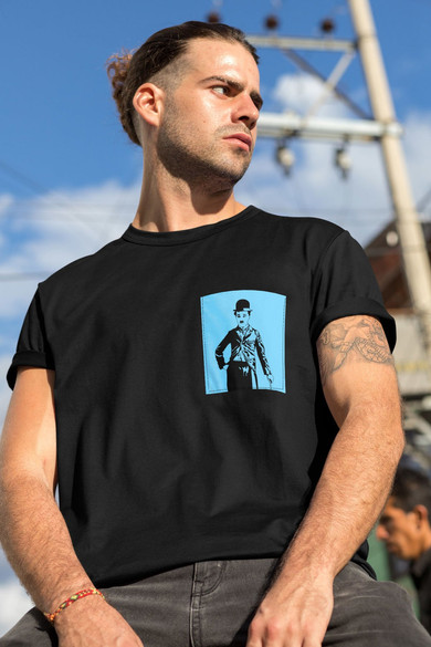 	Koszulka z kieszonką CHARLIE CHAPLIN