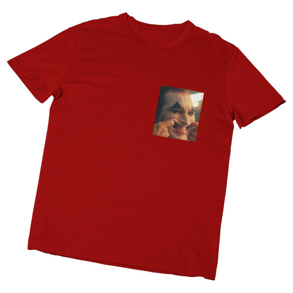 Koszulka z kieszonką JOKER FACE