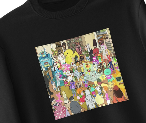 Bluza z naszywką Rick and Morty 02