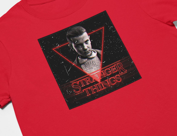 Koszulka z naszywką Stranger Things Eleven