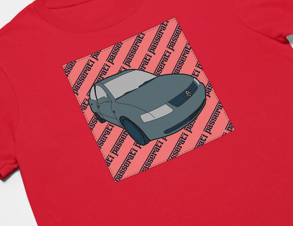 Koszulka z naszywką Volkswagen passerati