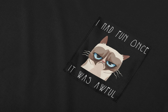 Koszulka z kieszonką I MAD FAN ONCE...