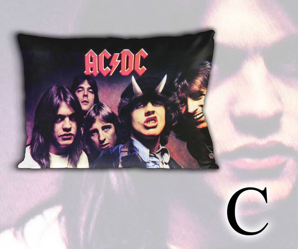 Poduszka AC/DC 60x40cm WZORY