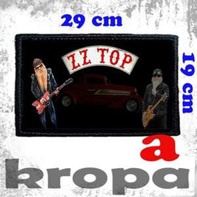 Naszywka duża na ubranie ZZ TOP