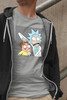 Koszulka z naszywką Rick and Morty 01