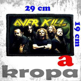 Naszywka duża na ubranie OVERKILL