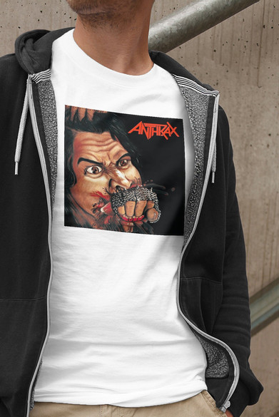 Koszulka z naszywką Anthrax Fistful of..