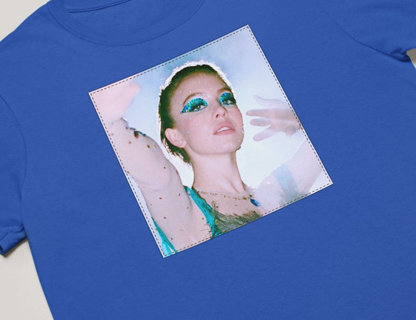 Koszulka z naszywką Euphoria Cassie