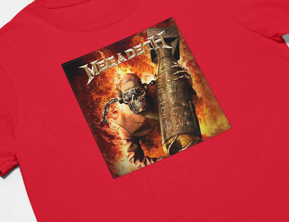 Koszulka z naszywką Megadeth Arsenal