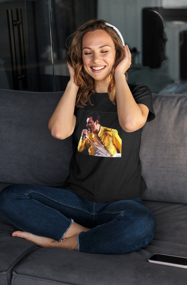 Bluzka damska z naszywką Queen Freddie Mercury 3